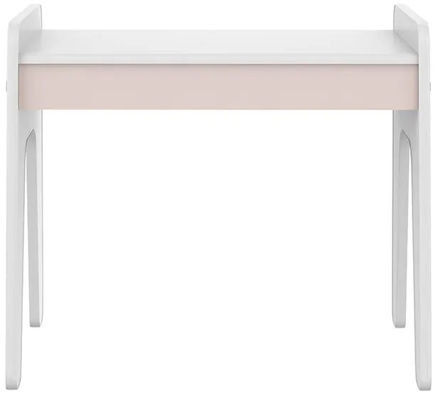 Mesa Infantil Mimo Com Antialérgico Com Tampo - Branco/rosa