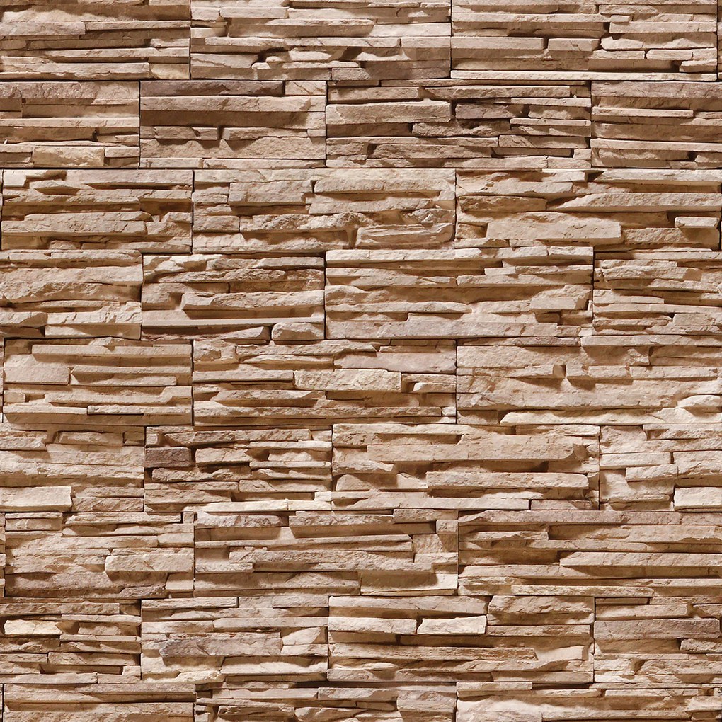 Papel de parede adesivo pedra canjiquinha marrom