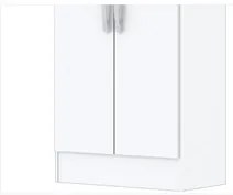 Guarda Roupa Multiuso B14 02 Portas com Pés Branco - Briz
