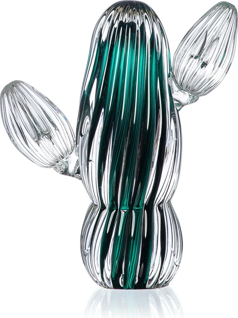 Cactus Murano M - Verde Folha Verde Folha
