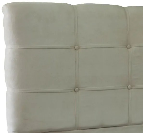 Cabeceira Painel Cama Box Solteiro 90cm Ana Luísa Suede Bege - Sheep Estofados - Bege