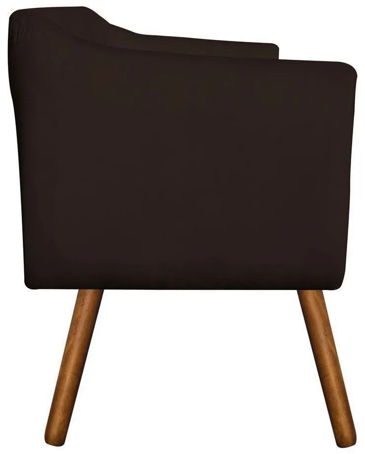 NAMORADEIRA JULIA 2 LUGARES SUEDE MARROM