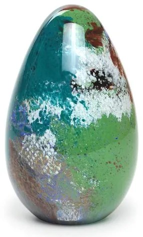 Peso Oval Planeta Terra Murano Cristais Cadoro