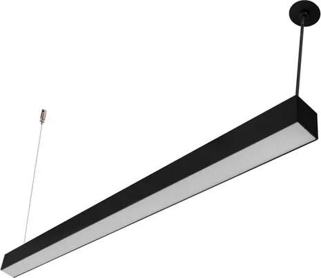 Pendente Led Alumínio 35,6w 3000k New Fit40 - PRETO