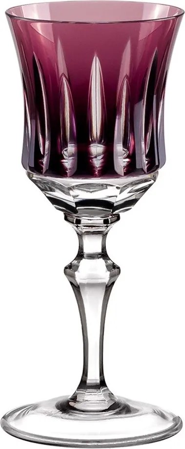 Taça de Cristal Lapidado Artesanal P/ Licor - Ametista - 66  Ametista - 66
