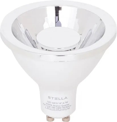 Lampada Led Ar70 Gu10 Pro 4,7W 14 3000K
