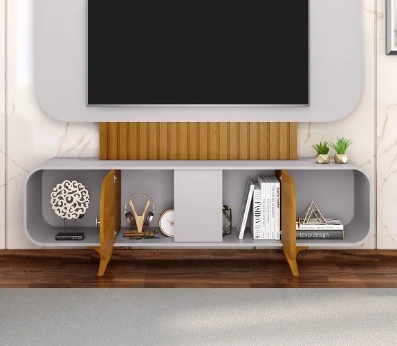 Home Embaú Off White/Naturalle– Bechara Móveis