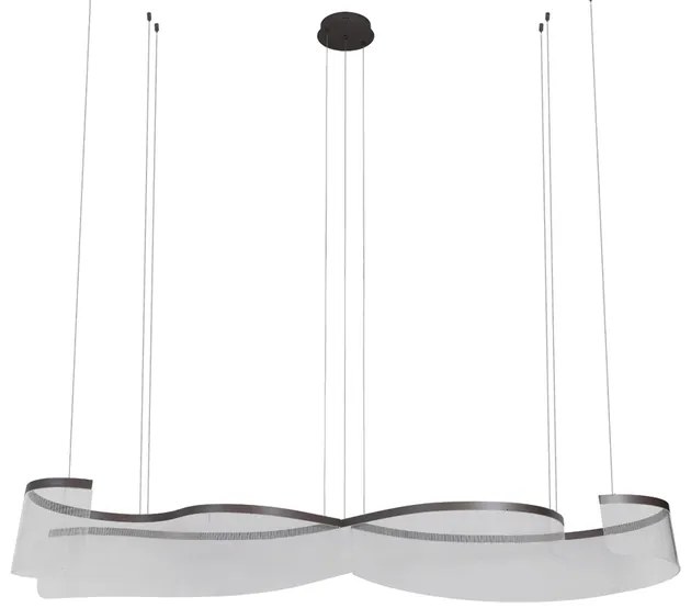 Pendente Led Metal Aluminio Cafe 105w 3000k Organic