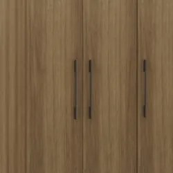 Guarda Roupa Modulado 102cm com 3 Portas Delphi Avelã L01    - Mpozena