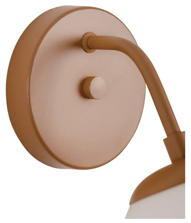 Arandela Pipoca 12X21X16Cm 1Xg9 / Globo Ø12Cm | Usina 16741/1 (CB-PV - Cobre Brilho Polido Verniz, FOSCO)