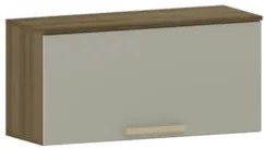 Armário de Cozinha 80cm Com 1 Porta Nádia Mocca/Avelã L01 - Mpozenato