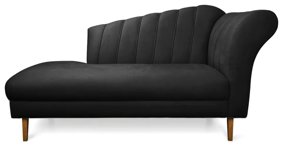 Divã Recife Suede 165 cm Pés Chanfrado Castanho - D'Rossi - Preto