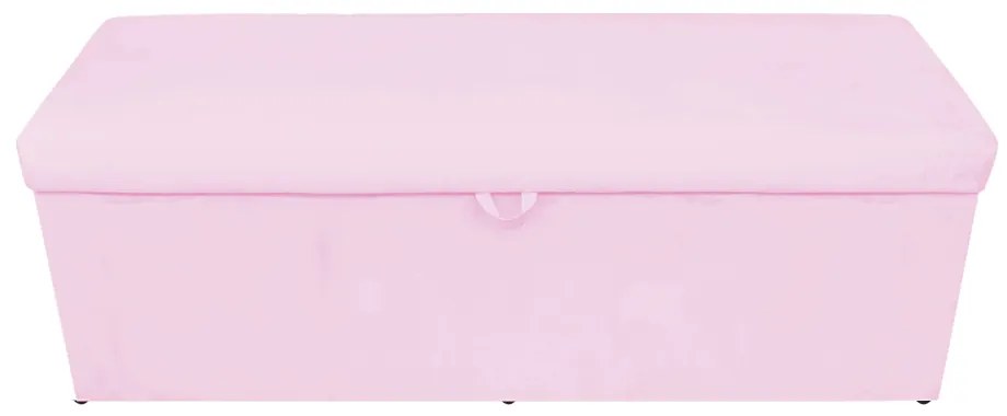 Calçadeira Clean 140 cm Suede D'Rossi - Rosa Bebê