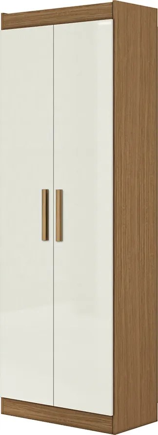 Armário Multiuso 183cm Lavanderia 4 Prateleiras Rita Atacama/Off White A09 - D'Rossi