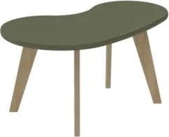 Mesa de Centro Orgânica 90cm Para Sala Cassia Menta A09 - Mpozenat