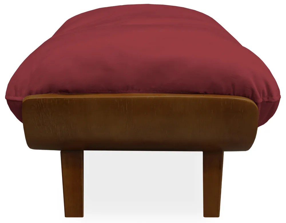 Cama Pet Costela para Cães e Gatos Almofadada Suede Bordo