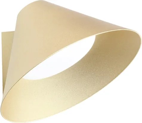 Arandela Led Alumínio 5w 375lm 3000k Hat - CHAMPAGNE