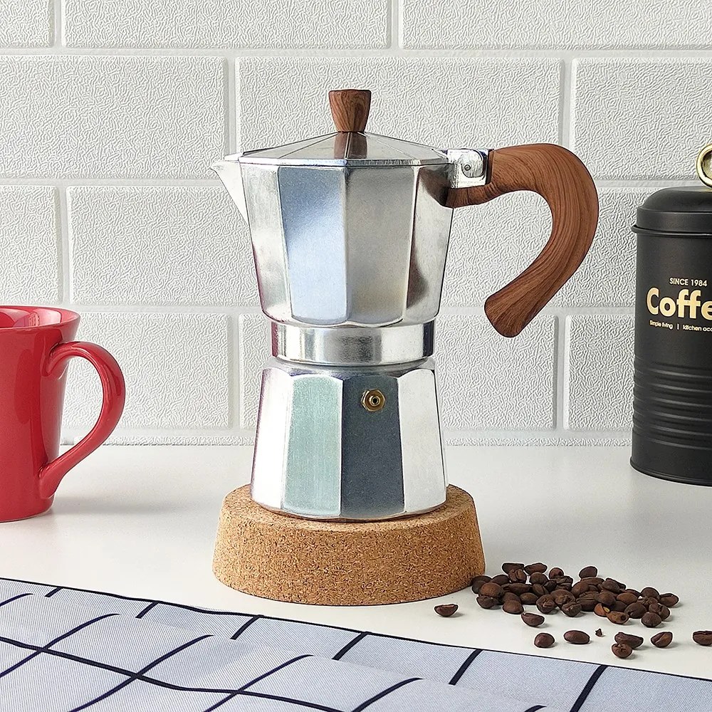 Cafeteira de Alumínio - Para 6 Cafézinhos