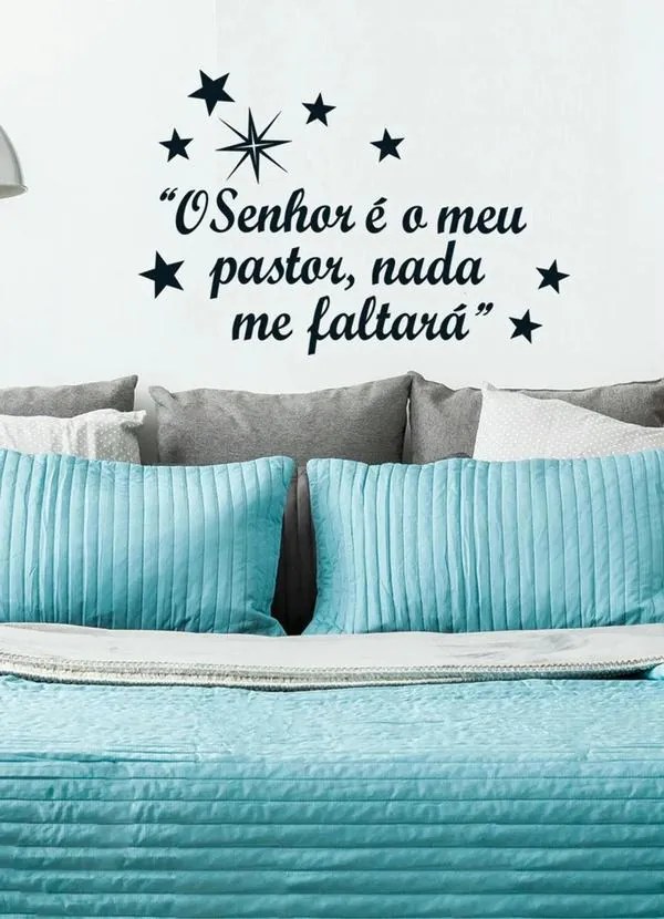 Adesivo Decorativo o Senhor é Meu Pastor 1 Peça