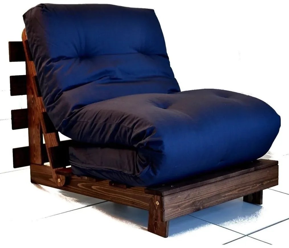 Colchonete Futon Dobravel Enrolavel 80X45X15Cm Orthovida (Preto)