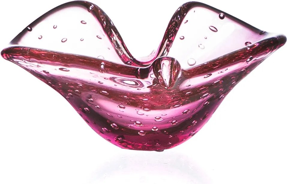 Coração Porta Objetos em Murano - Quartzo Pink Quartzo Pink