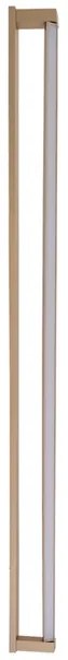 Arandela Led Aluminio Dourado 17,6W 127V 3000K Fit15