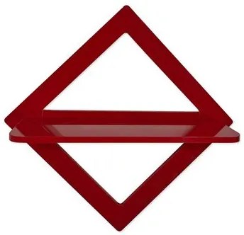 Estante Aérea Diamante Vermelho com Brilho Woodyou