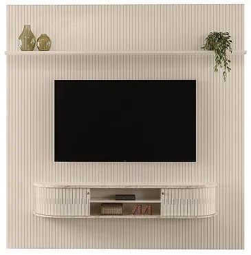 Home Suspenso New Bugatti Calacata/Off White - Madetec Móveis