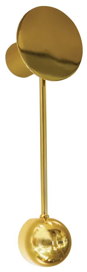 Arandela Conchiglia 1Xpci Led 5W 11X37X9Cm | Usina 5797/40 (FN-F - Fendi Fosco, 220V)