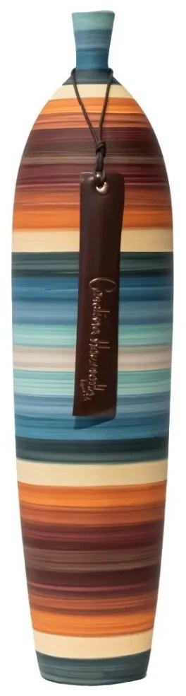Vaso Garrafa Decorativo De Cerâmica - Uyuni Fosco