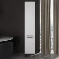 Paneleiro Armário Cozinha 40cm Com 2 Portas Zaya Branco T01 - Mpozenat