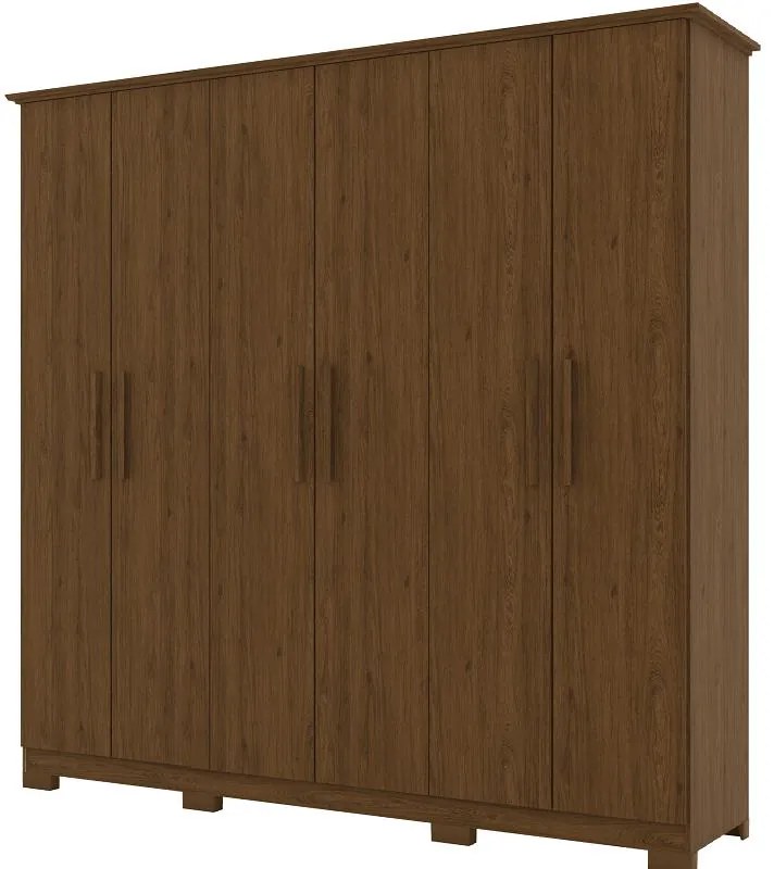 Roupeiro Guarda Roupa Casal Quarto 6 portas 3 Gavetas