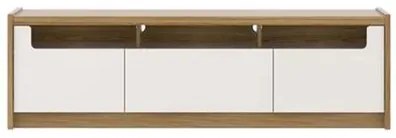 Rack Oslo Off White Gloss com Base Freijo 2,20 MT - 69682 Sun House