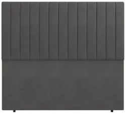 Cabeceira Cama Box Queen 160cm Estofada Plutus Saturno Grafite Z04 - M