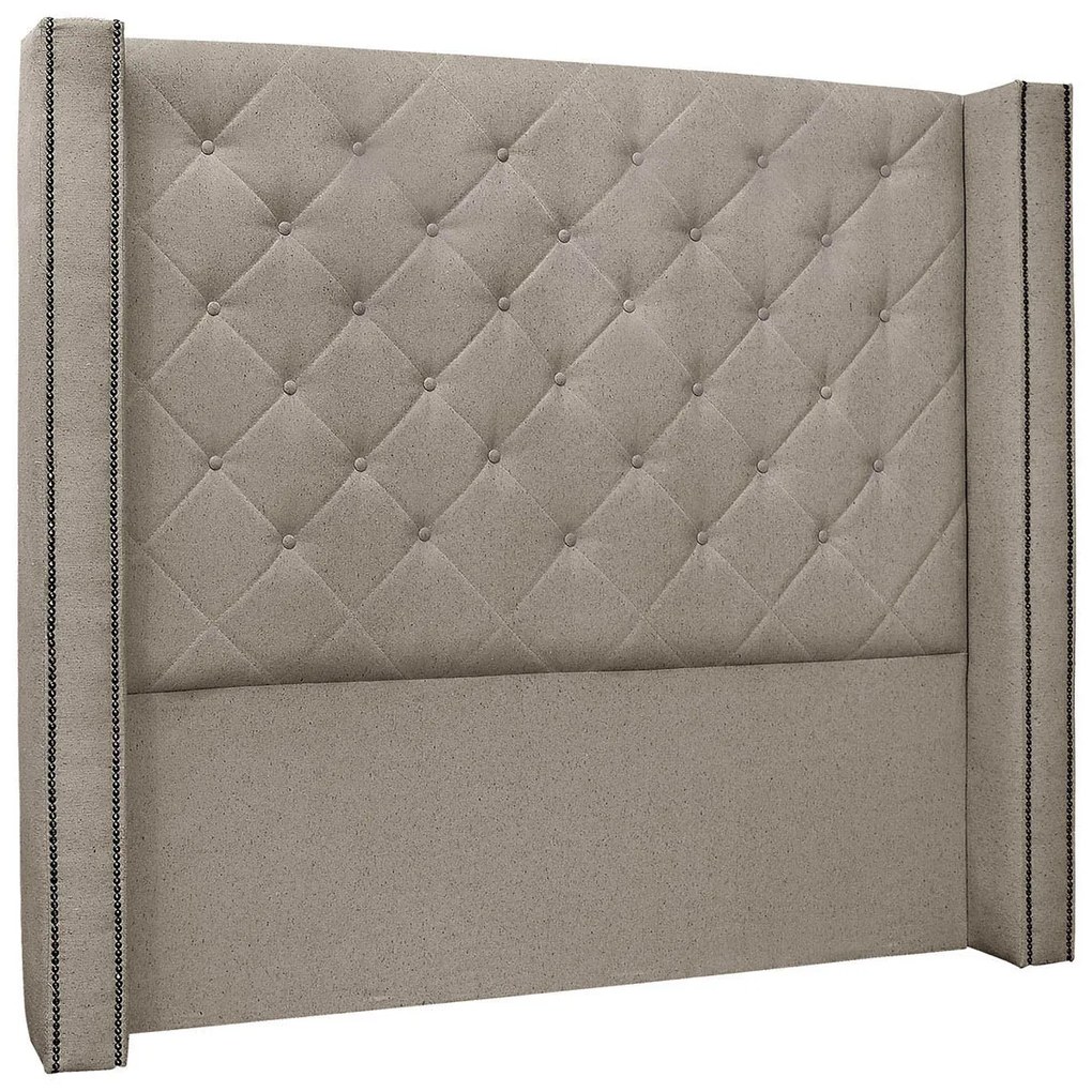 Cabeceira Estofada Egito SPZ 90cm Solteiro Linho - ADJ Decor