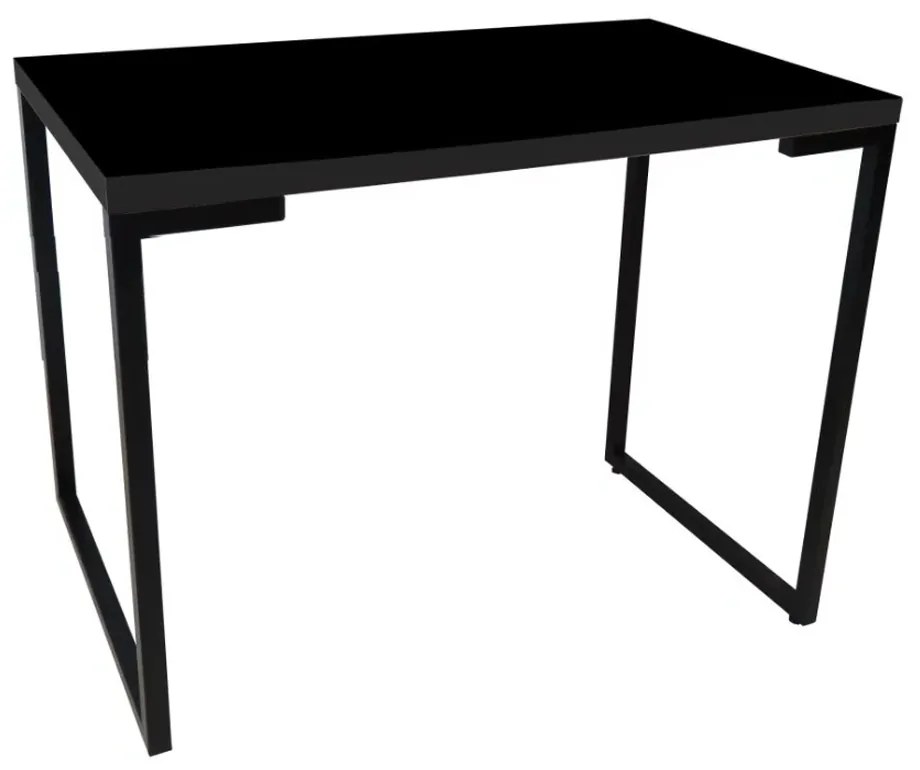 Kit Estante Multiuso Porto e Mesa Para Computador Porto Preto 120 cm - D'Rossi
