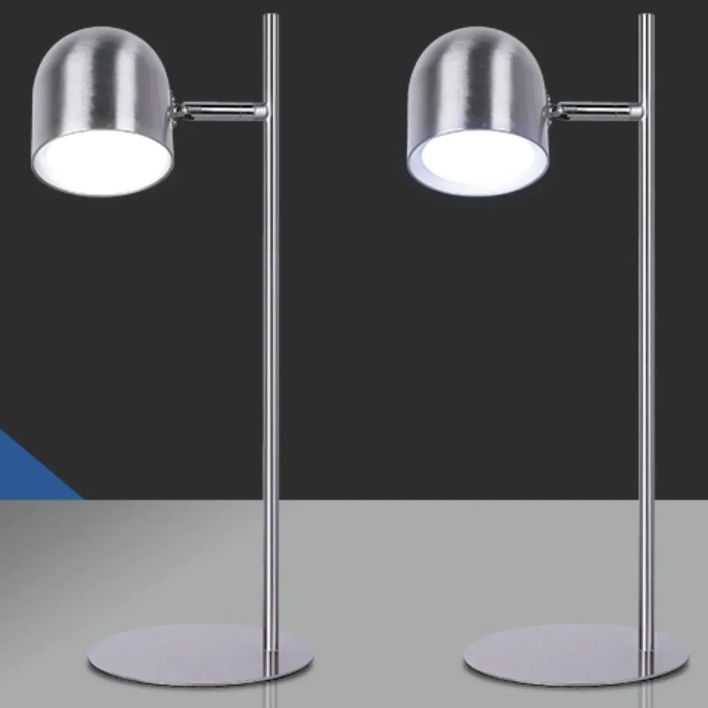 Luminaria Desklight Ø16X45,5X23,5Cm Led 8W 2800K-6500K - Usb - Alumini... (Cinza)