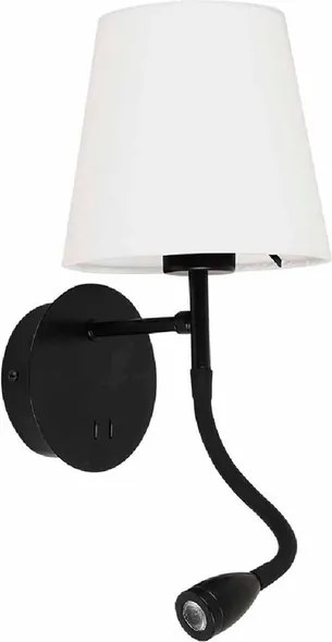 Arandela Led Metal Preto 2w 3000k Cozy