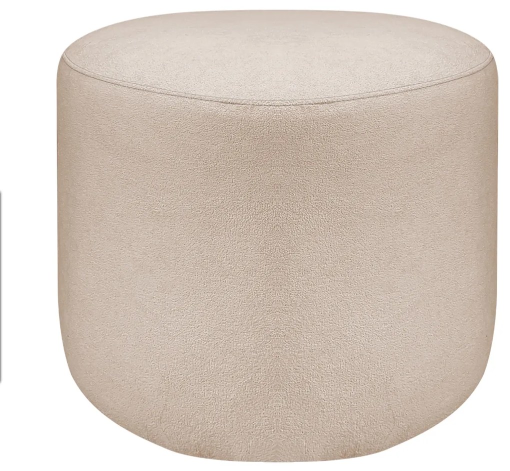 Puff Orgânico Decorativo Conforto Luxo Moá Linho