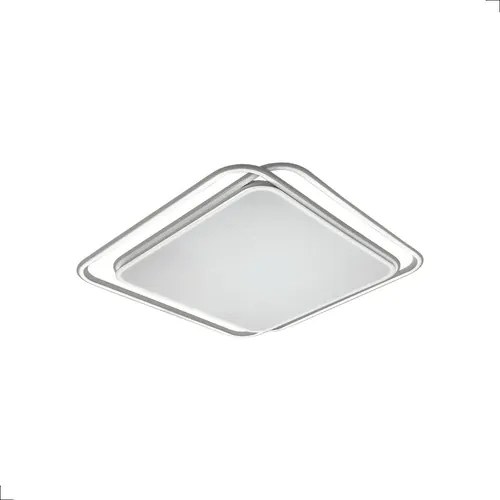 Plafon Hoop 72W Multicolor Branco Bivolt 38X38 | Opus Hm 82901 (Dourado)