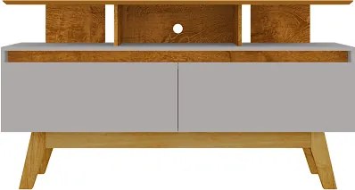 Rack Rubi 1.2 Naturalle/Off White – Bechara Móveis