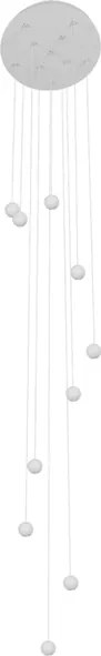 Pendente Led Aluminio 39W 3000K Marionete - BRANCO