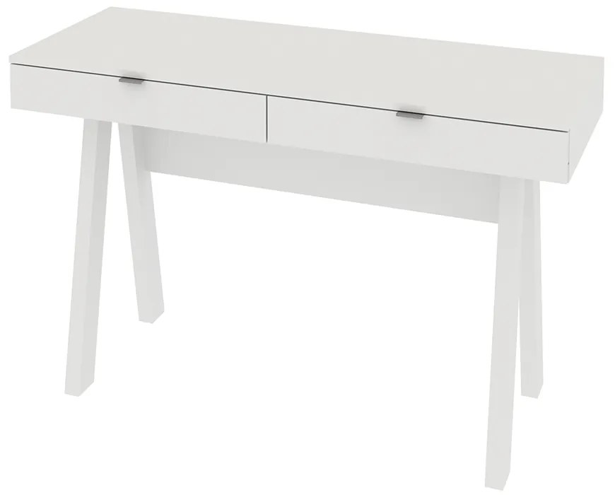 Mesa Escrivaninha para Escritório Home Office ME4128 MDP Branco G69 - Gran Belo