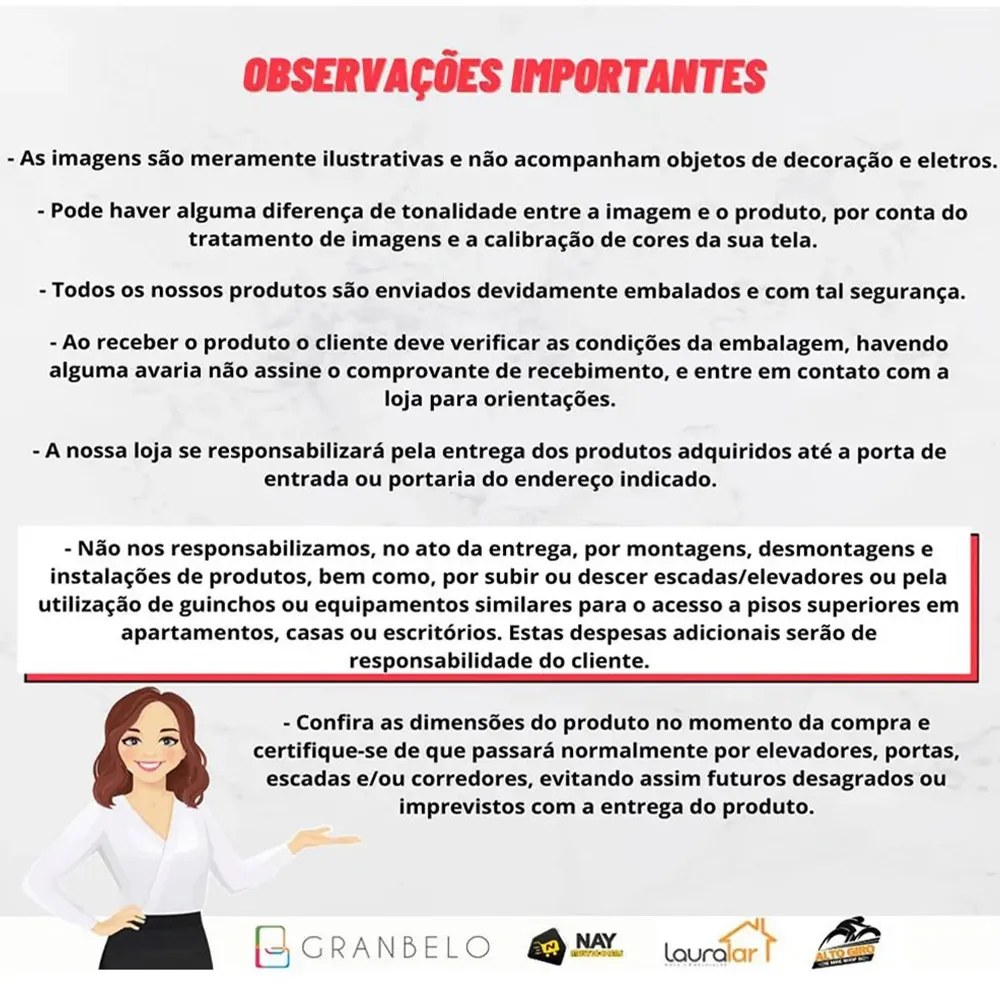 Mesa Sala de Jantar 6 Lugares 200cm Tampo de Vidro Efron Preto G13 - Gran Belo