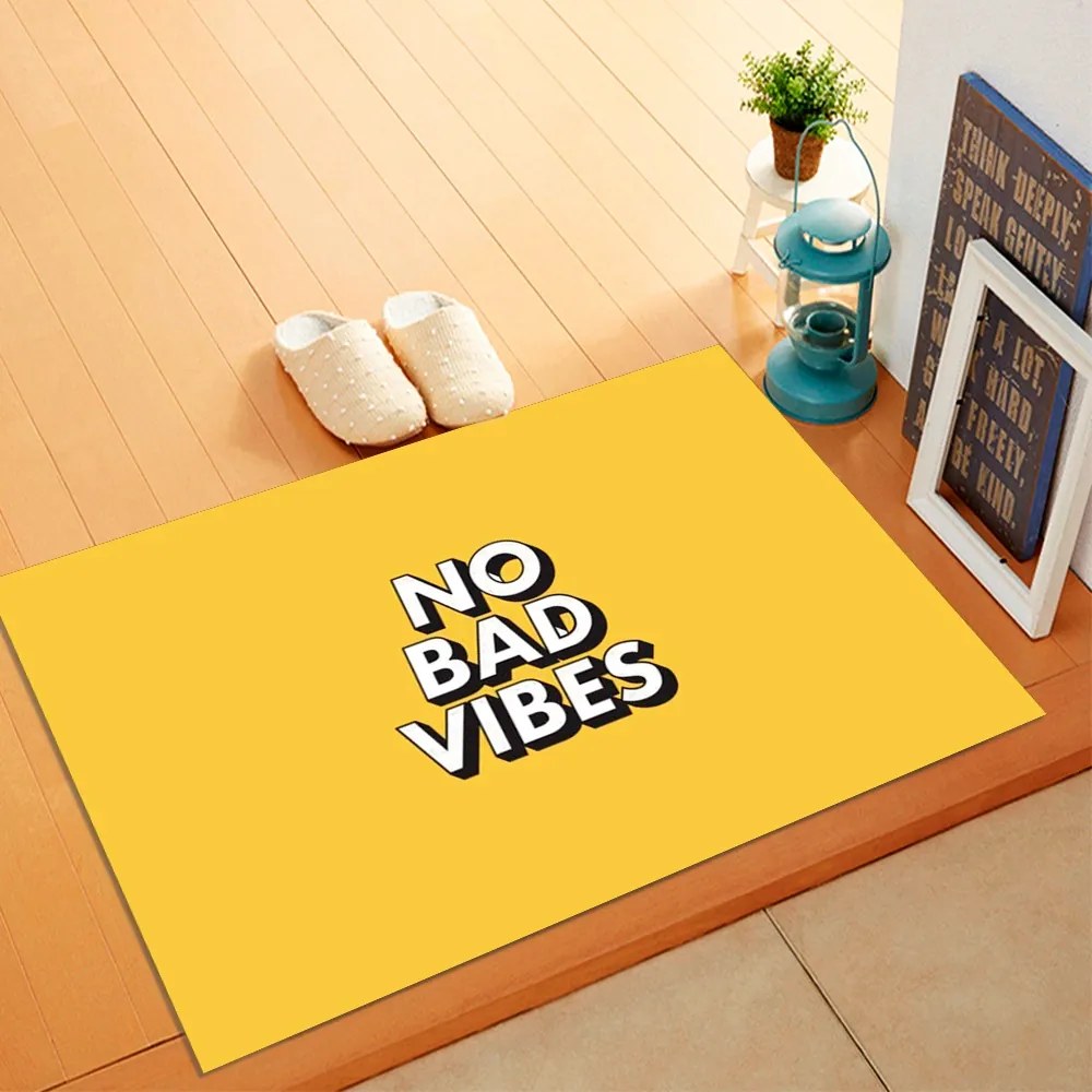 Tapete de Porta, No Bad Vibes - 40x60cm
