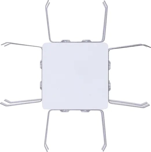 Juncao Quadrada X Branco Para Perfil Sem Iluminacao Fit40