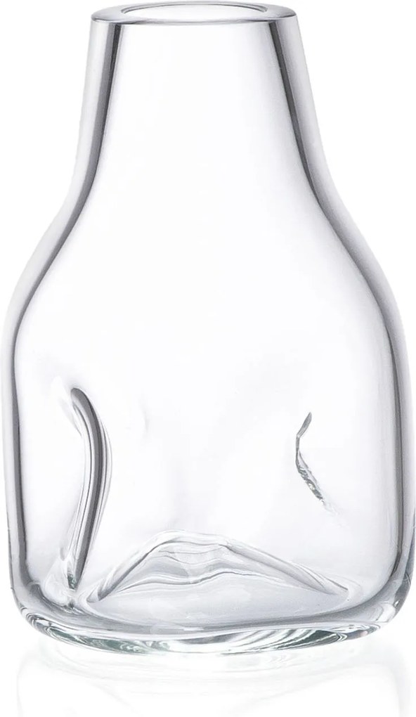 Vaso Murano Jasmim P - Cristal Transparente  Cristal Transparente