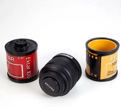 Cofre Porta Moedas Filme De Revelar 35mm De Resina
