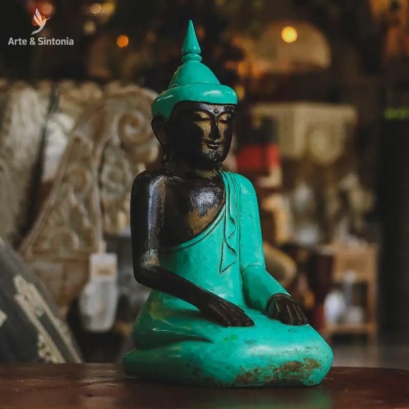 Escultura Buda Thai 30cm | Bali
