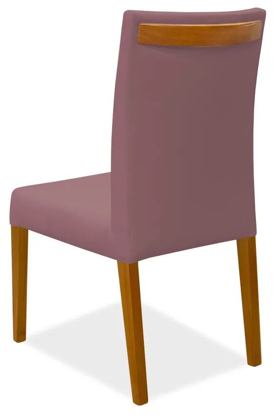 Cadeira de Jantar Milan Veludo Rose